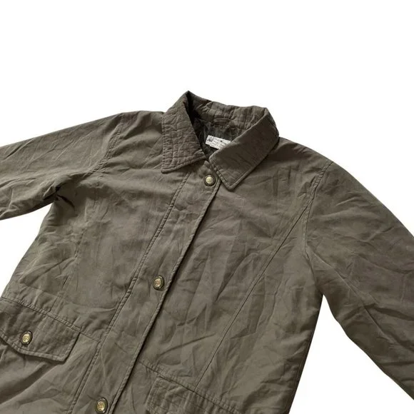 Gabriella Vicenza (Italy) Quilted Collar Military Jacket Army (Pas De Calais) LG
